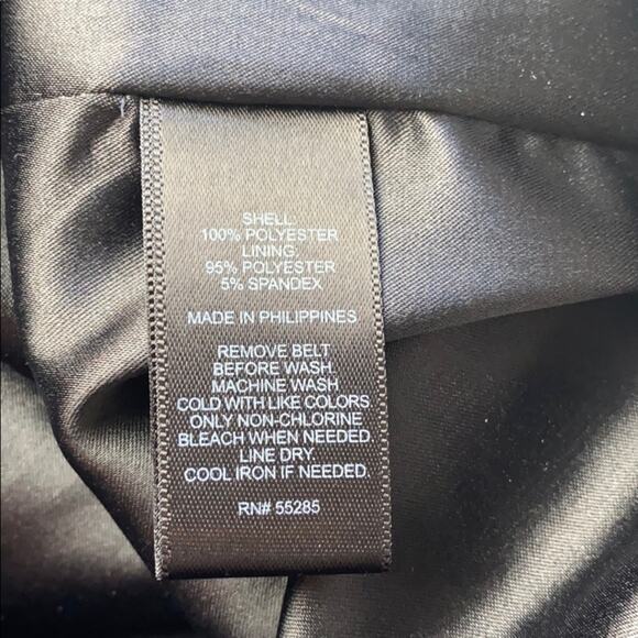 Express Women's Black & Purple Off Shoulder Knee Length Date Night Dress Small - Picture 7 of 9